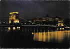 Ak Budapest, Lanchid a Varral (Kettenbrücke mit Burg)