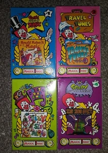 McDonalds Magical Radio Cassette Lot (4) Sealed NIP Vintage 1995 Ronald McDonald - Picture 1 of 5