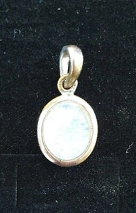 COLGANTE DE PLATA DE LEY CON PIEDRA LUNA - Imagen 1 de 1