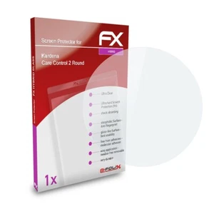 atFoliX Glass Protector voor Kardena Care Control 2 Round 9H Beschermend pantser - Zdjęcie 1 z 4