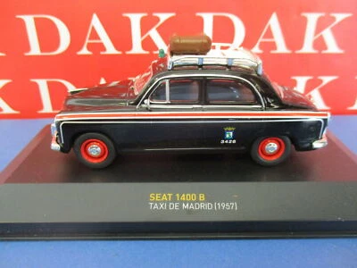 Die cast 1/43 Modellino Auto Taxi Seat 1400 B Madrid 1957 - Immagine 1 di 4