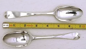 Pr englischer Sterlingsilber Rattail Tisch Servierlöffel Löwe Wappen Ende datiert 1707 - Bild 1 von 9