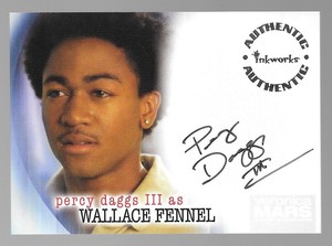Veronica Mars Season 2 Percy Daggs III A14 Autograph Card Inkworks 2007