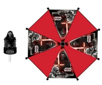 NOVO! Guarda-chuva Star Wars - O Despertar da Força - alça de boneco FRETE GRÁTIS!!! - Imagem 1 de 3