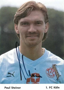 Paul Steiner 1 FC Köln Autogrammkarte Original 90er Jahre Fußball Bundesliga - Picture 1 of 2