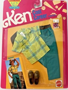 Mattel Barbie 1991 Ken Cool Career Fashions Explorer Outfit ungeöffnet 8E - Bild 1 von 6