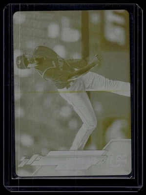 2020 Topps Update #U-253 Peter Lambert Printing Plates Yellow #/1 - Image 1 of 2