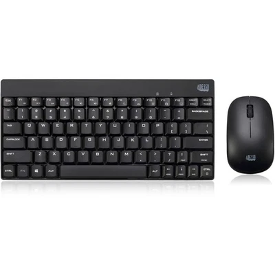 Adesso WKB-1100CB - Wireless Spill Resistant Mini Keyboard & Mouse Combo - Image 1 of 4