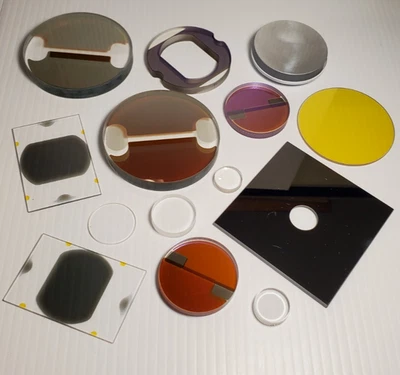 Lote de 14 piezas TODO VIDRIO Lente Óptica Educativa Varios Recubrimientos Convexo Cóncavo Etc Foto 1 de 4