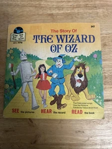 Vintage The Story Of The Wizard Of Oz Disney 1978 Book & Record 33 1/3 Rpm - Picture 1 of 6
