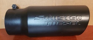 Sinister Diesel Black Ceramic Coated Stainless Steel Exhaust Tip (4" to 5") 12" - Bild 1 von 8