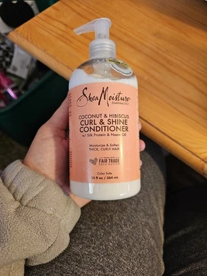 Shea Moisture Coconut & Hibiscus CURL & SHINE CONDITIONER, 13 oz - Image 1 of 2