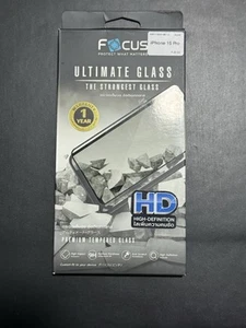 Focus HD 9H Ultimate Premium Tempered Glass iPhone 15 Pro Screen Protector X 2 - Photo 1 sur 2
