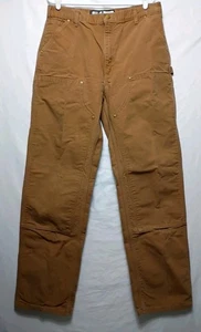 Carhartt B01-BRN Double Knee Canvas Work Pants Made In USA 36x36 Loose Fit - Picture 1 of 4