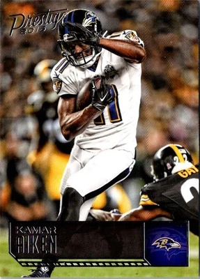 2016 Panini Prestige Kamar Aiken #16 Baltimore Ravens Football Card - Image 1 of 2