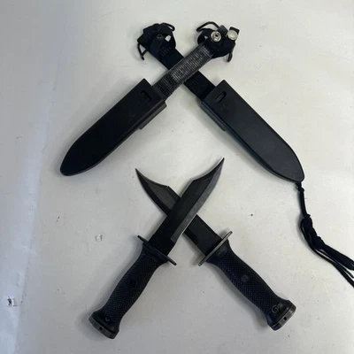 Lot of 2 USN Navy Seal MK3 MOD O Fighting knife / Dive Knife  *** NICE *** - Image 1 of 4