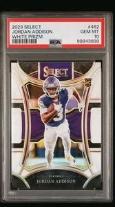2023 Select - Suite Level Jordan Addison #254 White Prizm /35 (RC) PSA 10 4A - Picture 1 of 2