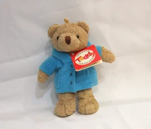 Teddy-Bär mit blauen Mantel von Hermann Teddy * 12 cm - Bild 1 von 1