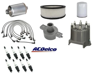 OEM Tune Up Kit Filters Cap Spark Plugs Wire For CHEVROLET G20 V8 5.7L 1994-1995 - Picture 1 of 8