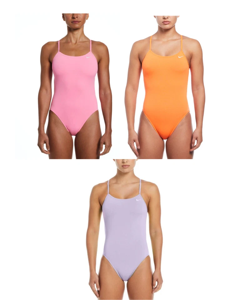 NEW Nike Women's Hydrastrong Solid Cut-Out One Piece Swimsuit Sizes 28,32,36,38 - Image 1 of 4