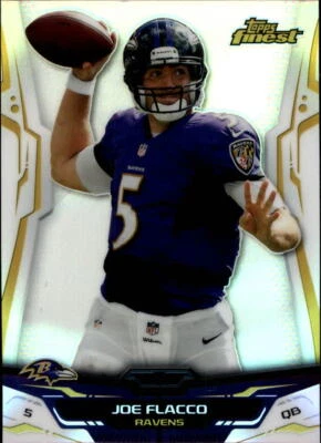 2014 Finest Refractors #92 Joe Flacco - NM-MT - Image 1 of 2