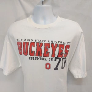 THE OHIO STATE  T Shirt Size XL Alstyle Apparel Short Sleeve White SINGLE STITCH - Picture 1 of 6