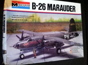 Monogram 1/48 #5501 USAAF B-26 Martin Marauder Bomber Flak Bait Model 1978 - Picture 1 of 8