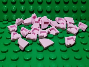 ** 25 Karat Lot ** Lego NEU hellrosa 1 x 1 Viertel Fliese Stücke Lot 25 (A-136) - Bild 1 von 1