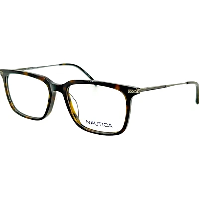 Marco de gafas de plástico para hombre Nautica N8163 206 Dark Tortuga 54-17 bisagras de resorte Foto 1 de 4