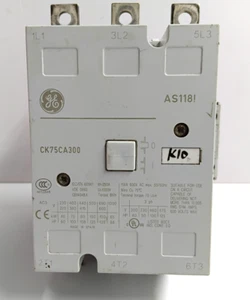 GE CK75CA300 CONTACTOR 220 COIL ITH=250A - Picture 1 of 13