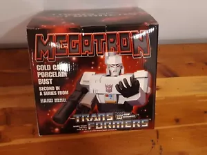 Busto de porcelana fundida en frío Hard Hero Transformers Megatron 2001 - Imagen 1 de 10