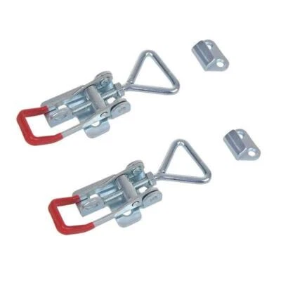 2 Stk. Spannverschluss 115-125mm + Halter Exzenterverschluss Anhänger Verschluss - Bild 1 von 4