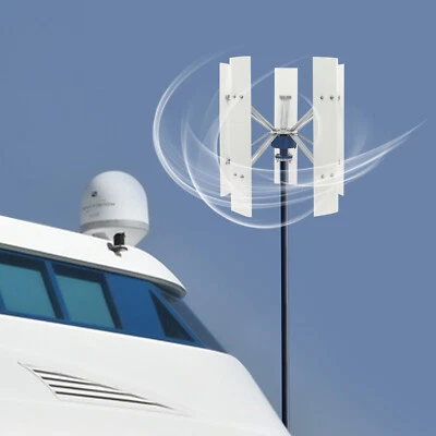 Linterna de 5 palas 100 W generador de turbina eólica eje vertical energía eólica EE. UU. Foto 1 de 4