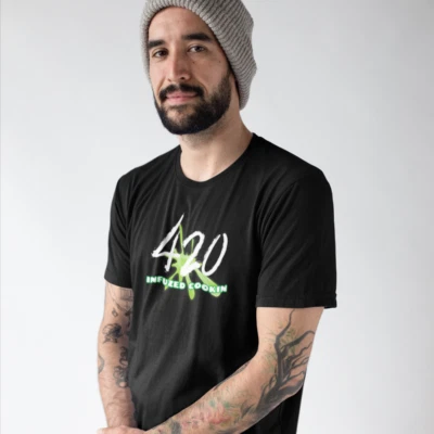 Футболка унисекс-420 Splash - Infuzed Cookin - Изображение 1 из 3