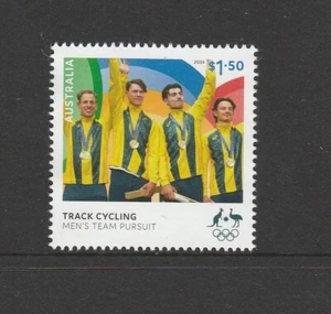 No 17 AUSTRALIA 2024 OLYMPIC GOLD - Track CYCLING - Men's TEAM PURSUIT MNH - Picture 1 of 1