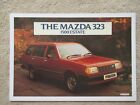 Mazda 323 1500 Estate brochure 1982