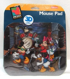 Vintage Fellowes Mickey Unlimited Mousepad 3D Motion Rock N Roll New - Picture 1 of 10