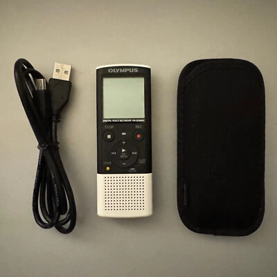 OLYMPUS VN-8500PC Digital Voice Recorder Memos Dictaphone PC Connection USB Case - Image 1 of 4