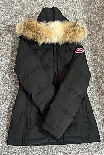 Parka Chelsea nero Canada Goose AUTENTICO