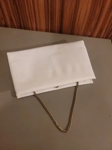 Vintage Harry Levine HL USA White Clutch - Picture 1 of 7