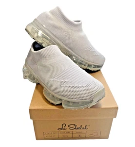 La Sheelah Women's Big Girl FLOW-17 Slip on running Sneaker Gray color Size 5 - Picture 1 of 18