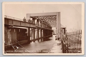 RPPC Barton Swing Aqueduct Manchester Ship Canal Greater Manchester England UNP - Imagen 1 de 2