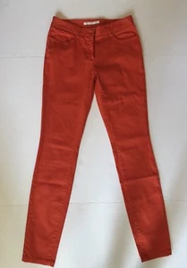 TRINA TURK Women's Orange Suki Slim Ankle Jeans Size 0 - Picture 1 of 4