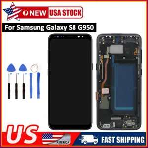 For Samsung Galaxy S8 G950 Display LCD Touch Screen+Frame Replacement USA Stock - Picture 1 of 17