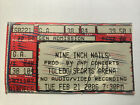 Nine Inch Nails Ticket Stub Feb 21, 2006 
