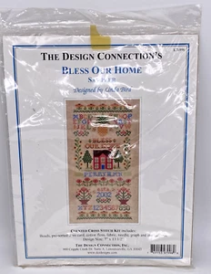 BLESS OUR HOME SAMPLER gezählter Kreuzstich Vogel Design Verbindung NEU SELTEN RARITÄT - Bild 1 von 8