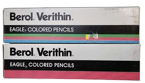 Berol Verithin Eagle Buntstifte rot USA Vintage 2 Dutzend - Bild 1 von 2