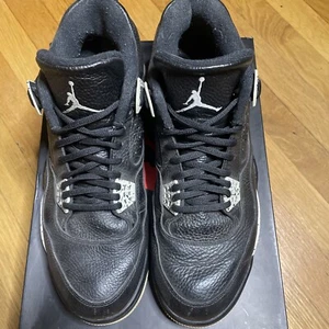 Air Jordan 4 Retro Oreo (2015) 314254-003 Black/Tech Grey-White Sz 13 With Box - Picture 1 of 8