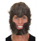 Werewolf Face Scary Hairy Gray Wolf Beast Monster Adult Halloween Costume Mask