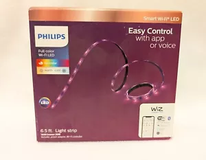Philips Wiz 6.5ft WiFi Smart LED Strip Lights Full Color 560755 - Picture 1 of 6